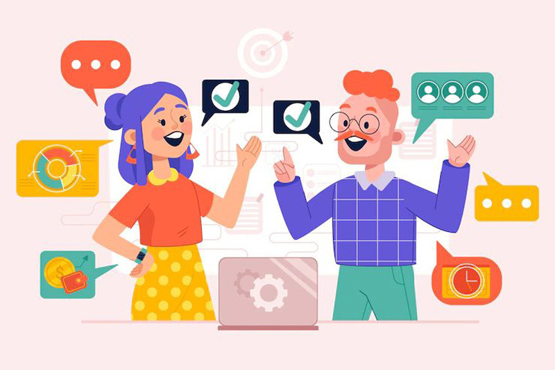 alt text: Hình ảnh minh họa người ESFP làm việc trong lĩnh vực nghệ thuật